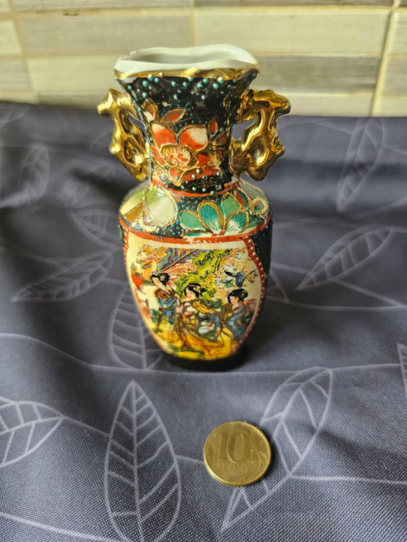 Фаза декоративная, фарфор.. Картинка 1